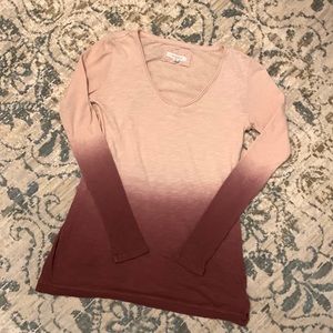 Anthropologie Pure + Good Ombré Top